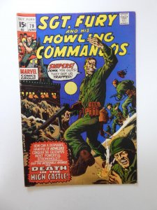Sgt. Fury #79 (1970) VG+ condition
