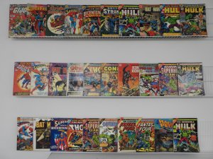 Huge Lot of (30) Treasury Edition Comics!! W/Batman, Spider-man, Hulk+ Avg Fine-