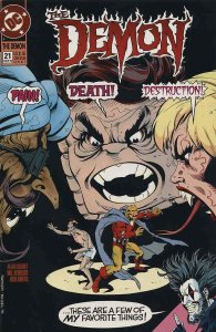Demon, The (3rd Series) #21 VG; DC | low grade comic - save on shipping - detail