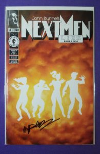 Next Men #30 signed by Matt Webb no c.o.a. vf