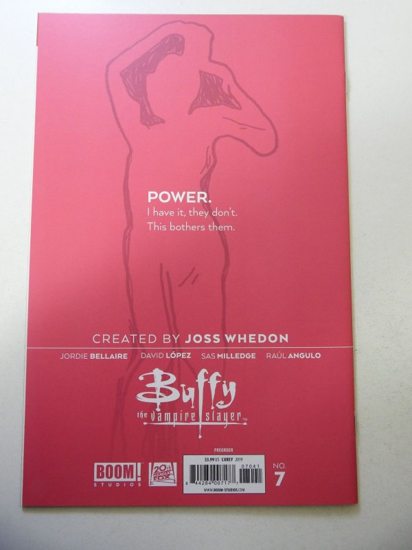 Buffy the Vampire Slayer #7 Cover D (2019) NM Condition