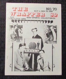 1987 THE WRAPPER Non-Sports Collectibles Fanzine #70 FN+ 6.5 Man From Uncle