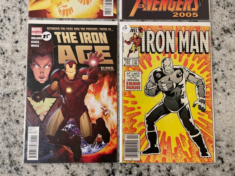 4 Marvel Comics Iron Man 191 Iron Age Alpha 1 Avengers 2005 New Av 25 NM 55 J801 