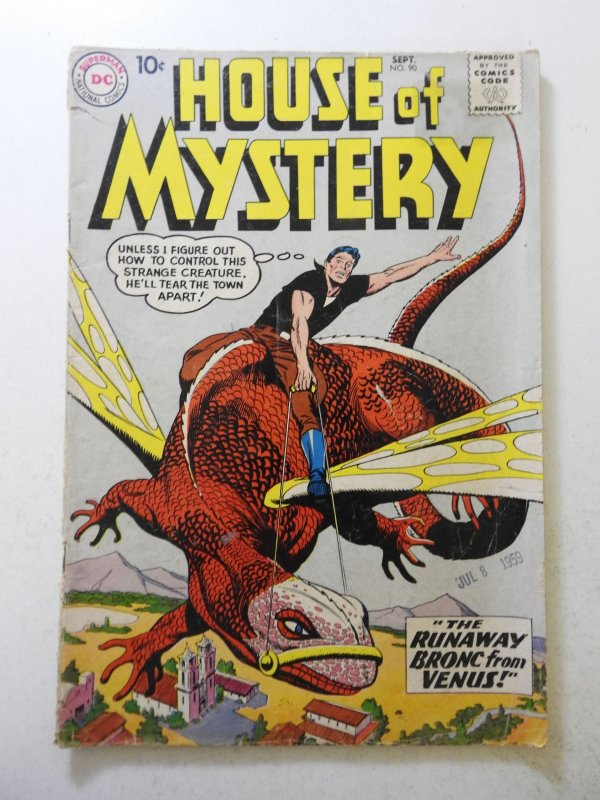 House of Mystery #90 (1959) GD+ Condition see desc