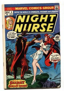 NIGHT NURSE #4 1973-MARVEL BRONZE AGE-RARE last issue FN