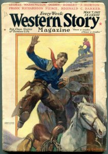 Western Story Magazine Pulp May 7 1927- Frank Richardson Pierce G/VG