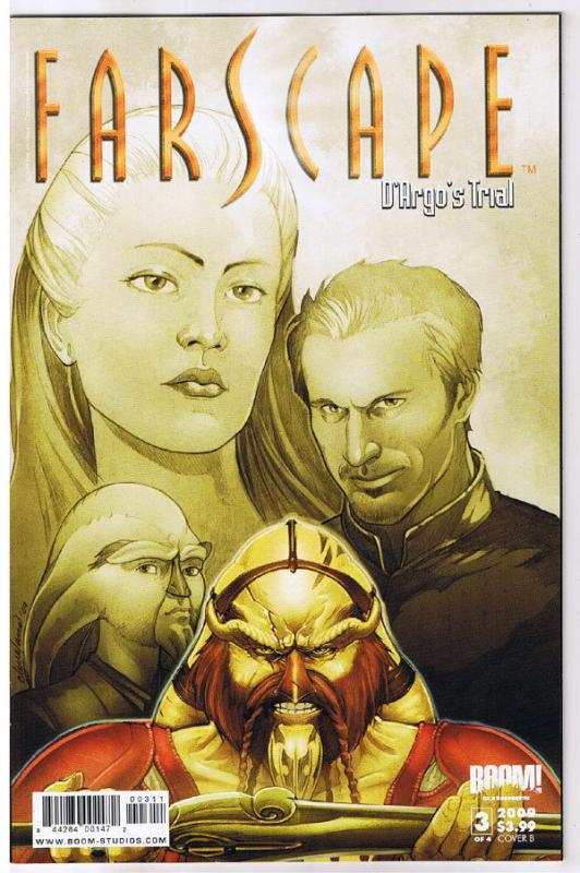 FARSCAPE D'Argo's Trial #3 B, NM, Sci-Fi, Crichton, Aeryn Sun, 2009