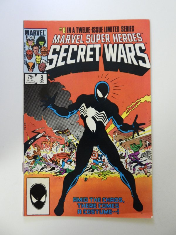 Marvel Super Heroes Secret Wars #8 Origin Alien Symbiote that becomes