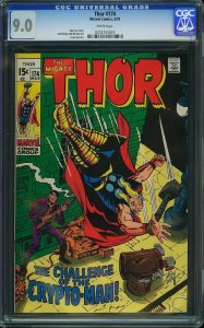 Thor #174 (1970) CGC 9.0 VFNM