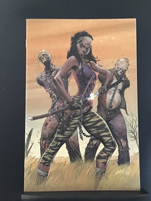 The Walking Dead #19 15th Anniversary virgin exclusive J. Scott Campbell