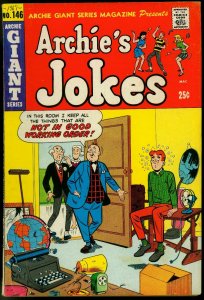 Archie Giant Series #146 1967- Archie Jokes Flying Saucer VG/F