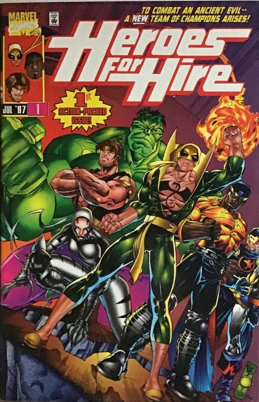 HEROES FOR HIRE (MARVEL 1997)#1,4-7,9 ALL NM CONDITION 6 BOOK LOT 