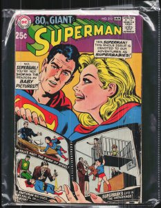 Superman #212 (1969) Supergirl