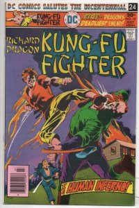 RICHARD DRAGON KUNG-FU FIGHTER #10, NM-, Martial Arts, 1975 1976, Bronze age