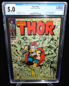 Thor #154 (CGC 5.0) 1st Appearance of Mangog - 1968