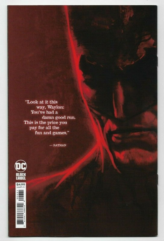 Batman Reptilian #6 DC Comic 2021 R. Brown 1:25 Variant Cover G. Ennis L. Sharp 