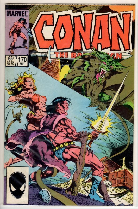 Conan the Barbarian #170 Direct Edition (1985) 9.2 NM-