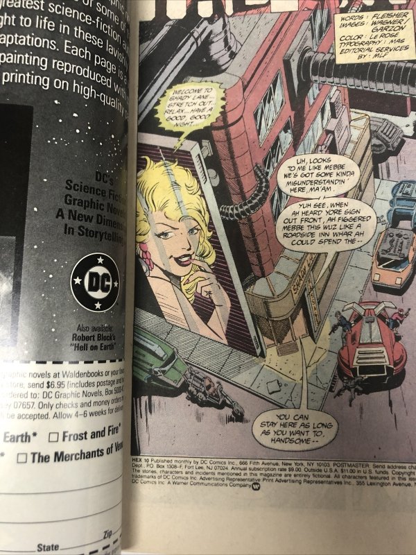 Hex (1986) # 10 (VG) Canadian Price Variant • Michael Fleisher • DC Comics