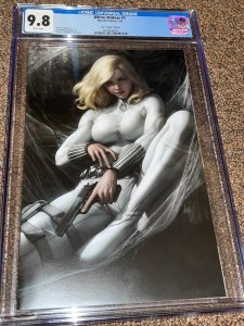 White Widow 1, Stanley Artgerm Lau, 1:100 Virgin Variant Cover, CGC Graded 9.8