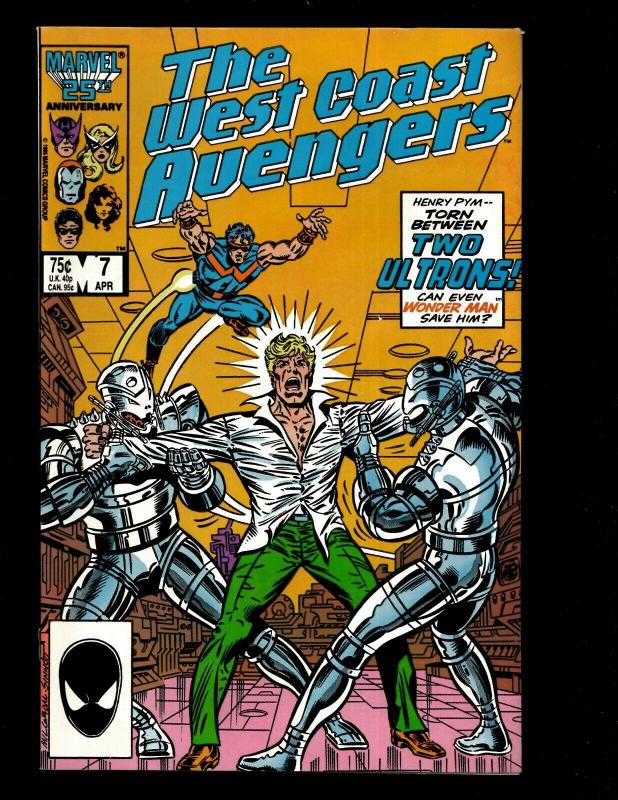 Lot Of 11 West Coast Avengers Marvel Comics # 7 9 42 44 45 47 48 49 54 55(2) JF3