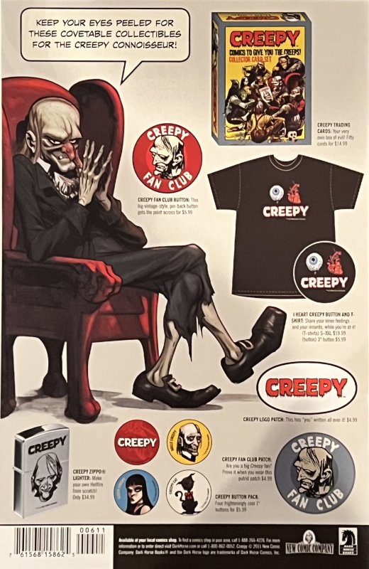 Creepy #6 (2011) Clown Creepy. New Unread. Scary.