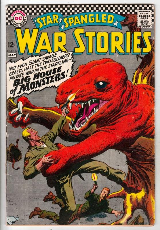 Star Spangled War Stories #132 (May-67) FN- Mid-Grade Dinosaur