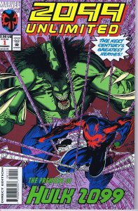 2099 Unlimited #1 ORIGINAL Vintage 1993 Marvel Comics