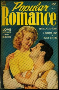 Popular Romance #12 1951- Photo cover- George Tuska- Golden Age FN