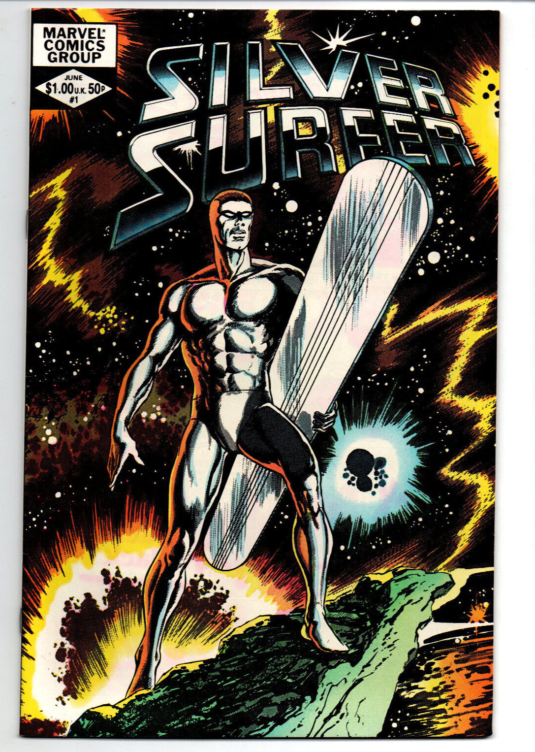 Silver Surfer #1 - Byrne - Stan Lee - 1982 - NM | Comic Books - Bronze ...