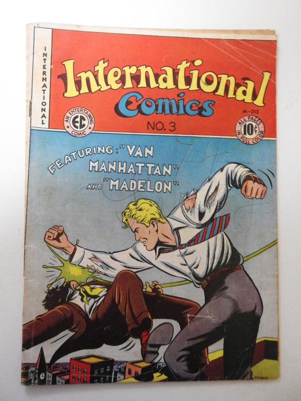 International Comics #3 (1947) VG- Cond moisture stain, 1 in tear fc, pencil fc