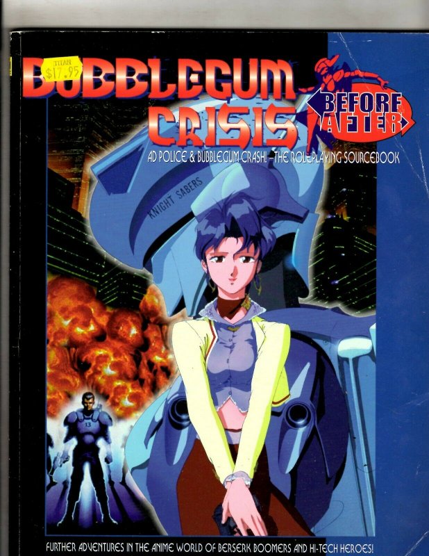 3 Magazines Woodwork Bubblegum Crisis Before After Megatokyo 2033 Table RPG JF29