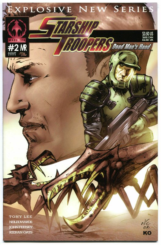 STARSHIP TROOPERS #2 A, NM, Markosia, Bugs, Sci-fi, 2006, more Horror in store