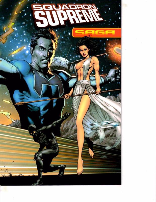 Lot Of 2 Marvel Comic Books Squadron Supreme and Sage BH52