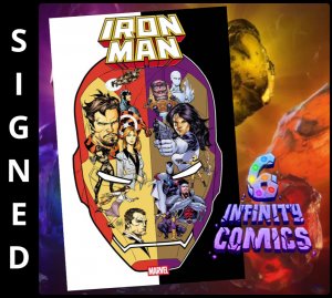 IRON MAN #1 ? ADAM KUBERT PROMO ART VARIANT SIGNED BY JOSH WILLIAMSON