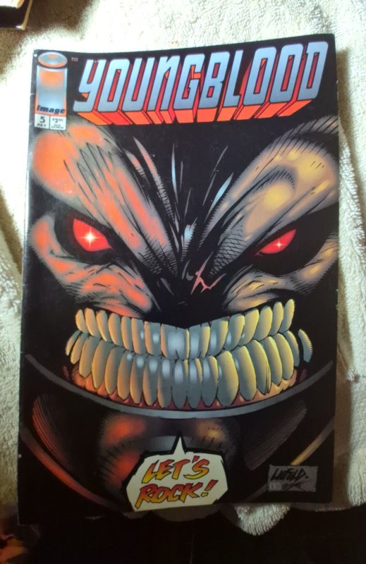 Youngblood #5 Newsstand Edition (1993) Youngblood