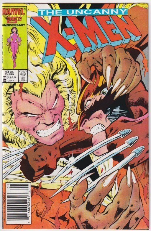 The Uncanny X-Men #210, 211, 212, 213 set Mutant Massacre Wolverine Sabretooth