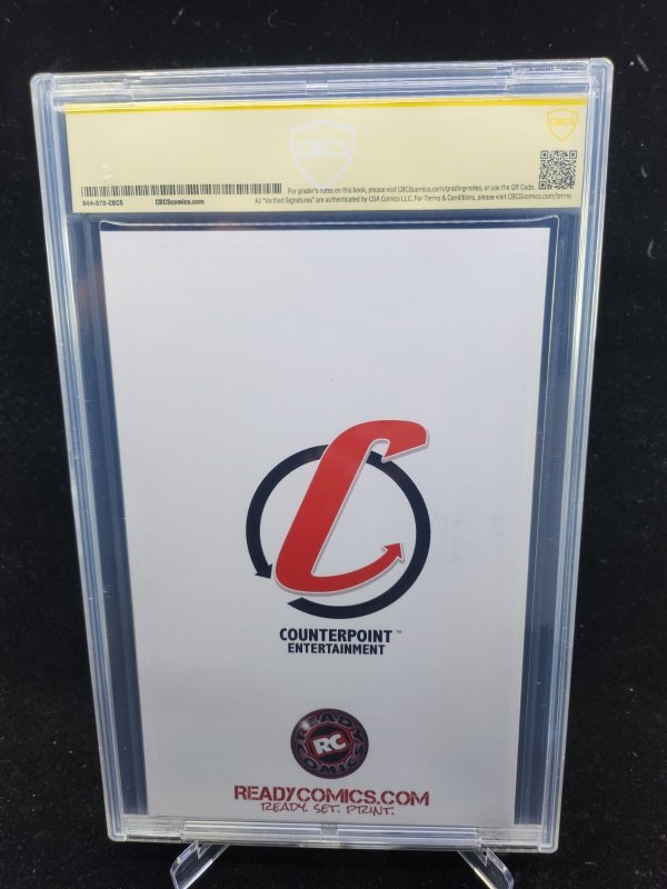 Hardlee Thinn #nn - Signed Marat Mychaels / Harley Quinn Homage - CBCS 9.8 -2017