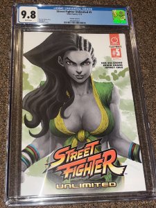Street Fighter Unlimited 5 (2016), Rare 1:20 Laura Variant D, CGC Graded 9.8