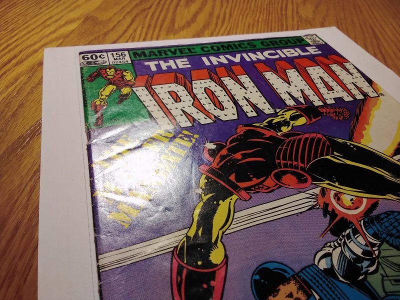 Iron Man #156 Newsstand Edition (1982)