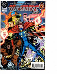 Lot Of 7 Outsiders DC Comic Books # 10 11 0 12 13 15 16 Batman Flash Arrow J214