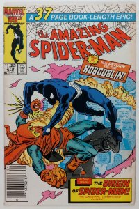 The Amazing Spider-Man #275 (1986) NEWSSTAND Origin of Spider-Man retold