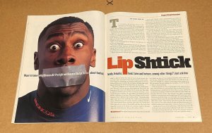 Sports Illustrated ( 8.0 VFN )  Shannon Sharpe  /  February 1999