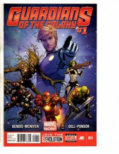 Lot Of 5 Guardians Of The Galaxy Marvel Comic Books # 1 2 3 4 5 1st Prints J252