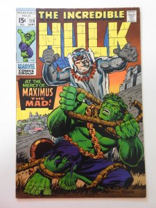 The Incredible Hulk #119 (1969) FN+ Condition!