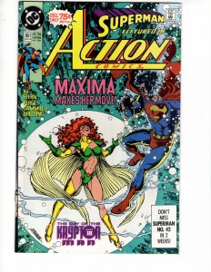 Action Comics #651 (1990) MAXIMA APPEARANCE GEORGE PEREZ