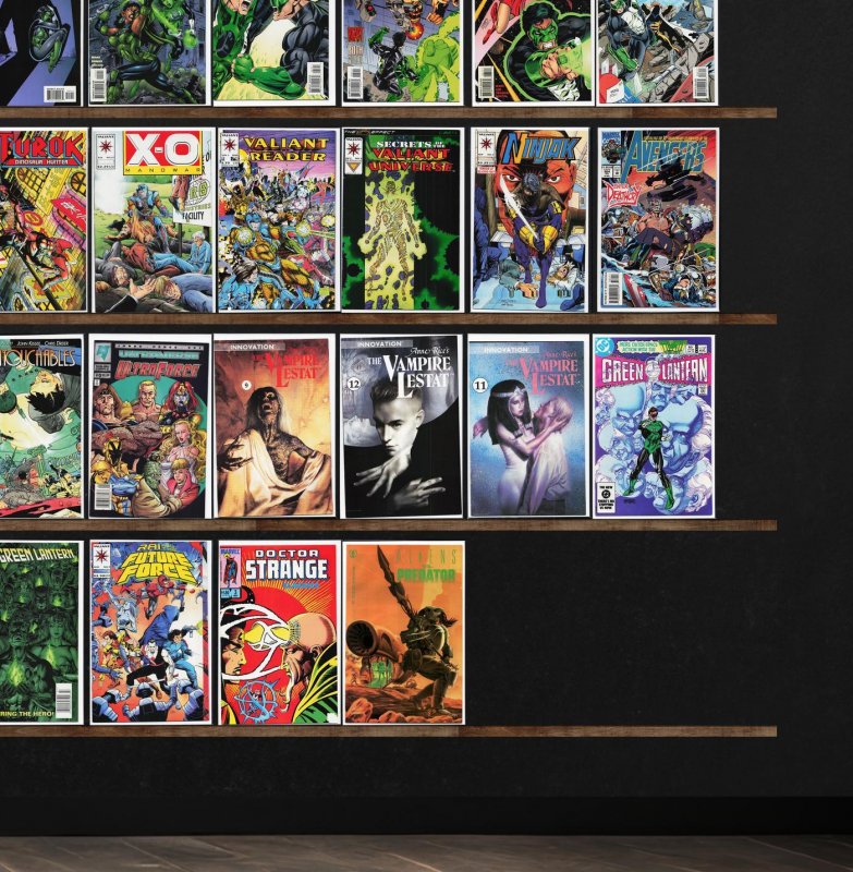 Huge Lot 150+ Comics with Green Lantern, Usagi Yojimbo, Excalibur & More!