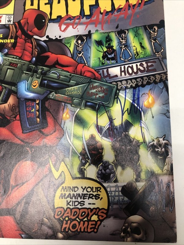 Deadpool (1999) # 30 Variant • Stan Lee • Marvel Comics • Signed Joe Kelly