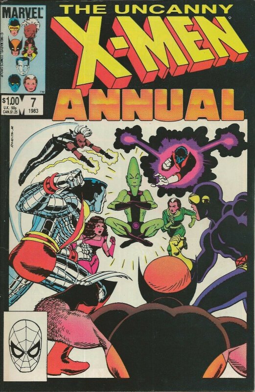 X Men Annual #7 ORIGINAL Vintage 1983 Marvel Comics Impossible Man