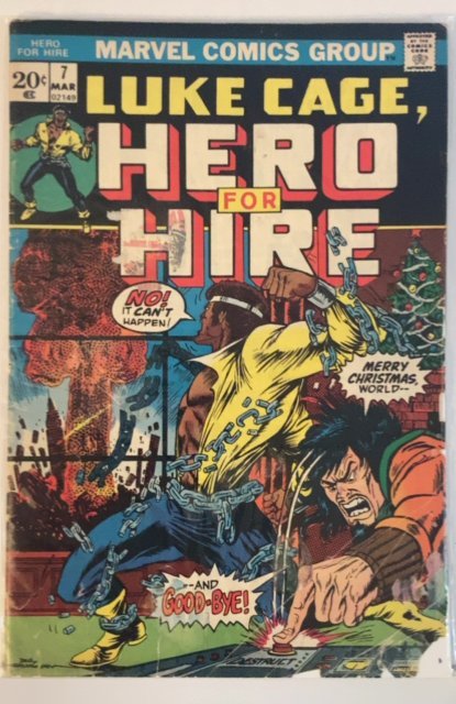 Hero for Hire #7 (1973) Luke Cage