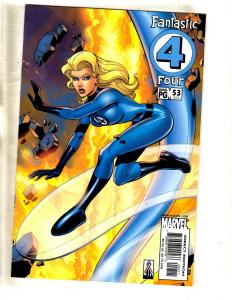 Lot Of 10 Fantastic Four Marvel Comic Books # 9 17 52 53 55 57 58 59 60 62  J327